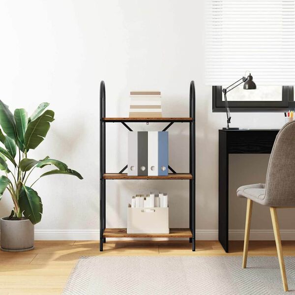 vidaXL Estante de libros Madera vieja 60 x 30 x 109 cm