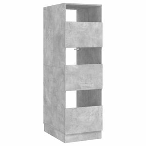 vidaXL Armario de lavander&iacute;a con puerta Hormig&oacute;n 50 x 68 x 162 cm