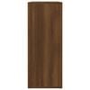 vidaXL Aparador de madera contrachapada marr&oacute;n roble 60x30x75 cm