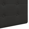 vidaXL Cabecera Colgante Negro 100 x 55 x 5 cm Cuero sint&eacute;tico