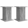 vidaXL Soporte de plantas 2 uds. Gris Sonoma 30,5 x 30 x 43 cm