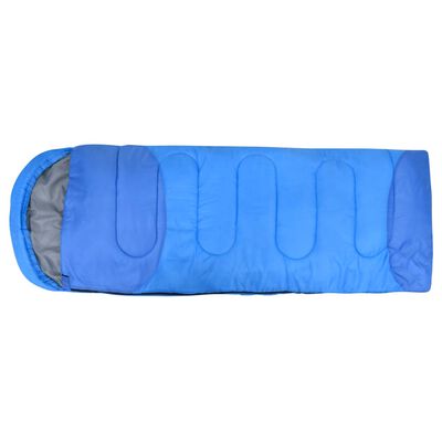 vidaXL Saco de dormir azul 10℃ 1000g