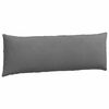 vidaXL Cojines de sof&aacute; 2 pcs Gris oscuro 120 x 40 cm tela