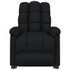 vidaXL Sillón reclinable de tela negro