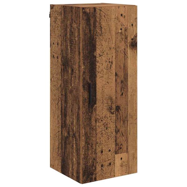 vidaXL Armario de pared Madera Vieja 34,5 x 34 x 90 cm