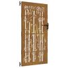 vidaXL Puerta de jard&iacute;n acero corten dise&ntilde;o bamb&uacute; 85x175 cm