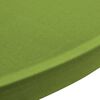 vidaXL Funda el&aacute;stica para mesa 2 unidades 70 cm verde