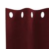 vidaXL Cortinas opacas 2 pcs Rojo vino 140 x 225 cm Terciopelo