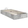 vidaXL Estructura de Cama Ottoman Gris Concreto 100 x 200 cm