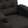 vidaXL Sillón de masaje eléctrico tela negro