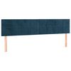 vidaXL Cama box spring con colch&oacute;n terciopelo azul oscuro 120x190 cm