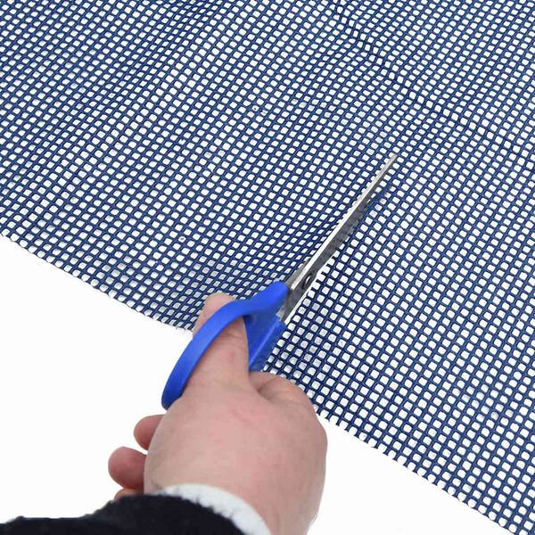 vidaXL Alfombra para tienda Azul 400 x 350 cm Poli&eacute;ster