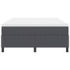 vidaXL Cama tipo Box Spring Gris Oscuro y 140 x 190 cm Tela de Pana