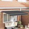 vidaXL Toldo Retr&aacute;ctil Manual Antracita 300 x 200 cm tela