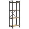 vidaXL Estante de libros 40 x 30 x 119 cm Madera de ingenier&iacute;a