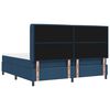 vidaXL Cama tipo Box Spring con colch&oacute;n Azul 200 x 200 cm tela
