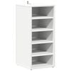 vidaXL Zapatero de madera contrachapada blanco 31,5x35x70 cm