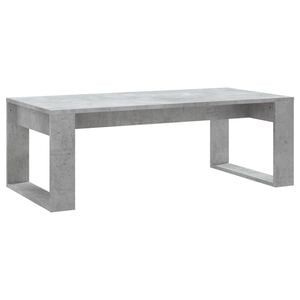 vidaXL Mesa de centro madera de ingenier&iacute;a gris hormig&oacute;n 102x50x35 cm
