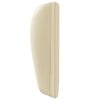 vidaXL Oreja de cabecero Crema 40 x 23 x 6 cm PVC