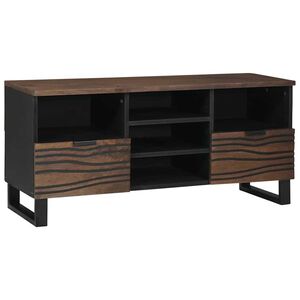 vidaXL Unidades de TV Nogal 100 x 33 x 46 cm Madera contrachapada