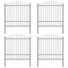 vidaXL Valla de Jard&iacute;n WOERDEN 4 uds. 170 x 215 cm Gris