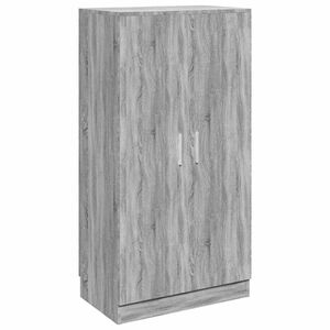 vidaXL Mueble zapatero madera contrachapada gris Sonoma 55x35x108 cm