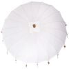 vidaXL Parasol Balin&eacute;s Crema 215 x 215 x 260 cm Algod&oacute;n