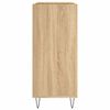 vidaXL Mueble discos madera contrachapada roble Sonoma 84,5x38x89 cm