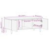 vidaXL Mesa de Caf&eacute; Multicolor 100 x 54 x 40 cm Madera de mango maciza