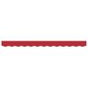 vidaXL Valance de toldo Rojo 580 x 20 cm Lona