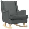 vidaXL Mecedora Gris oscuro 62 x 80 x 85 cm tela