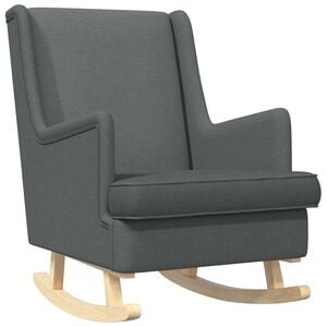 vidaXL Mecedora Gris oscuro 62 x 80 x 85 cm tela