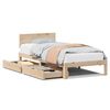 vidaXL Estructura de cama con cajones madera maciza pino 90x190 cm