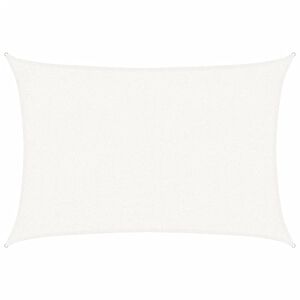 vidaXL Toldo de vela HDPE blanco 160 g/m&sup2; 2x2,5 m
