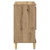 vidaXL Vitrina Roble artisan 35 x 60 x 70 cm Madera contrachapada