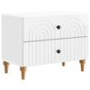 vidaXL Armario de Noche con caj&oacute;n Brillante 62 x 34,5 x 48 cm