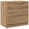 vidaXL Gabinete de Ba&ntilde;o Roble artisan 59 x 37 x 59 cm