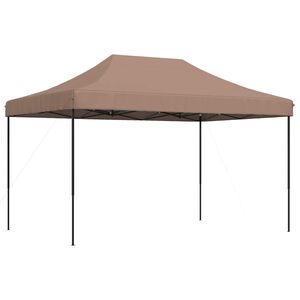 vidaXL Tienda de fiesta plegable Pop-Up marr&oacute;n 440x292x315 cm
