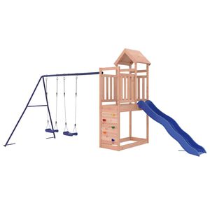 vidaXL Parque infantil de exterior madera maciza Douglas