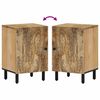 vidaXL Mueble de ba&ntilde;o madera maciza de mango 38x33x58 cm