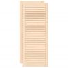 vidaXL Puerta de armario de lamas 2 uds madera de pino 99,3x39,4 cm
