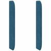 vidaXL Oreja de cabecero Azul 80 x 16 x 4 cm Terciopelo