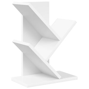 vidaXL Estanter&iacute;a de &Aacute;rbol de 3 Niveles 30 x 18 x 40 cm Blanco