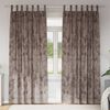 vidaXL Cortinas de Terciopelo 2 pcs Capuchino 245 x 140 cm Terciopelo