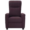 vidaXL Sillón de masaje de tela morado