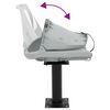 vidaXL Asiento para barco con pedestal giratorio 360&deg;