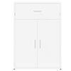 vidaXL Aparador madera de ingenier&iacute;a blanco 60x30x84 cm