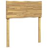vidaXL Cabecero de borde natural ROSTOCK Blanco 100 cm