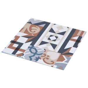 vidaXL Tablones de suelo autoadhesivos Patr&oacute;n mono 30,5 x 30,5 cm