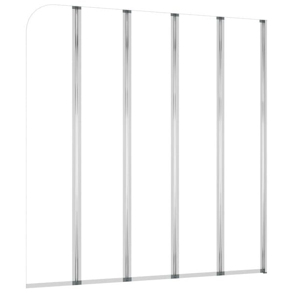 vidaXL Mampara de ducha de vidrio templado transparente 120x140 cm